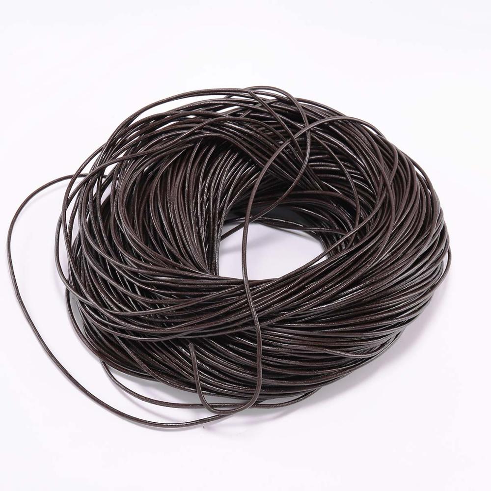 Round Leather Rope DIY Jewelry Accessories, Clothing Bracelet Accessories, Handmade Jewelry Making Materials