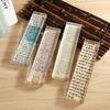 Pressing Paper Flat Chinese Calligraphy Paperweight Rectangle Crystal Weight Ruler  Office