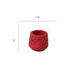 Milk White Creative Volcanic Stone Pattern Cement Succulent Flower Pot Office Home Desktop Decoration Green Plant Flowers