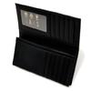 Daks Black Leather Dd Logo Modern Classic Long Wallet Dbwa2f831bk