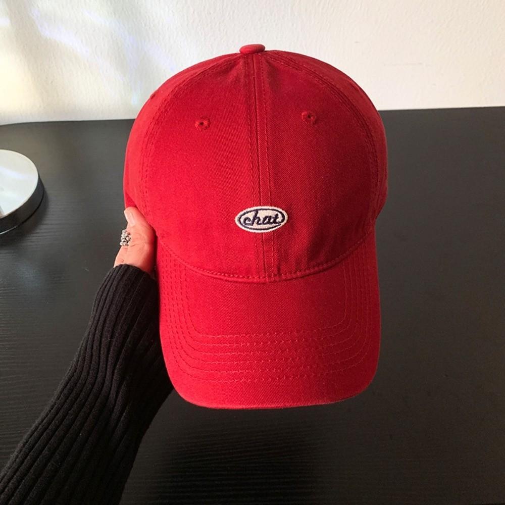 Embroidery Baseball Hat Korean Snapback Cap Adjustable Peaked Cap  Outdoor