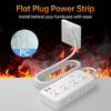 US Standard 8-Hole Socket Strip with Multiple Sockets Extension Cord for Home Power Strip with USB Ports Extension Sockets