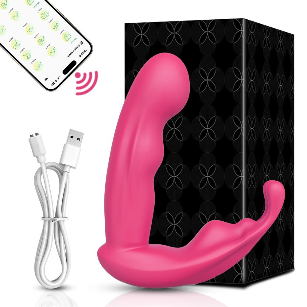APP Control Vibrator for Women Clitoris Stimulator G-Spot Vagina Massager Butt Plug Vibrating Wearable Adult Female Sex Toy