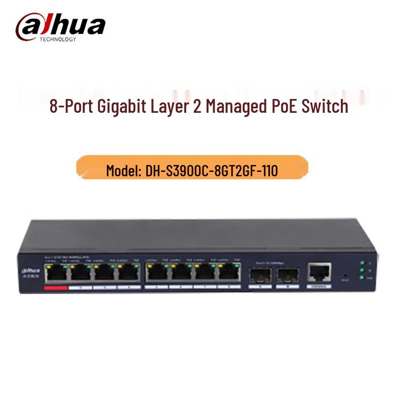 Dahua 8-Port Gigabit Layer 2 Managed PoE Switch