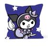 1PC New Sanrio Kuromi Double sided Printed Pillow Cover for Sofa Bedhead Cushion Cover Childrens Gift Anime Cartoon