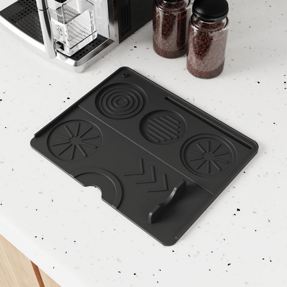 Coffee Tamper Cushion Tool Silicone Pad Espresso Maker Bar Coffeeware Accessories Supplies Tamp Station Mat for Home and Cafe