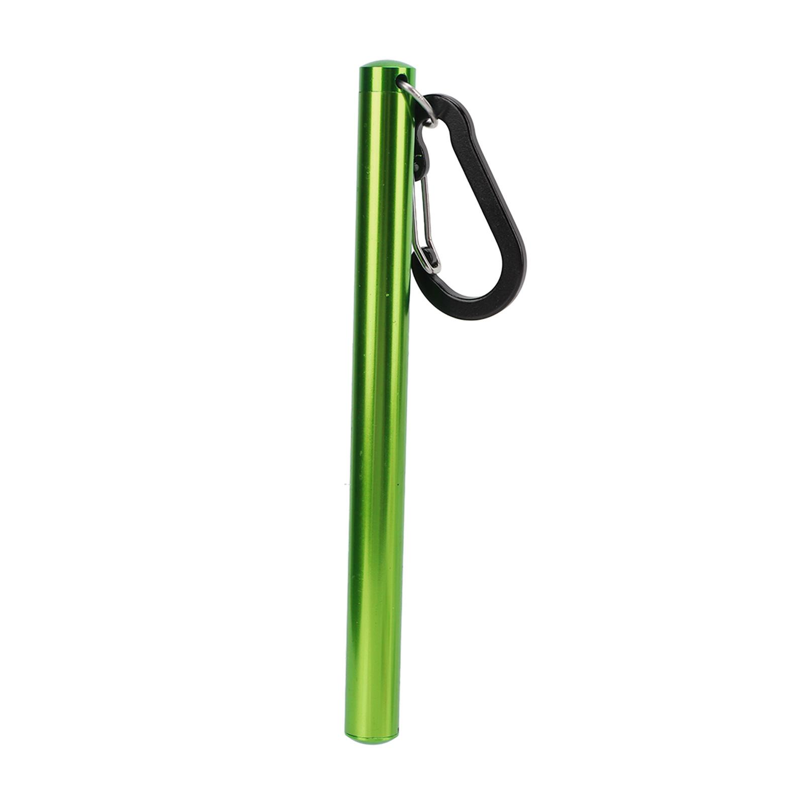 

Термометр для воды для нахлыстовой рыбалки Инструменты для измерения температуры воды в ручье с карабиномЗеленый