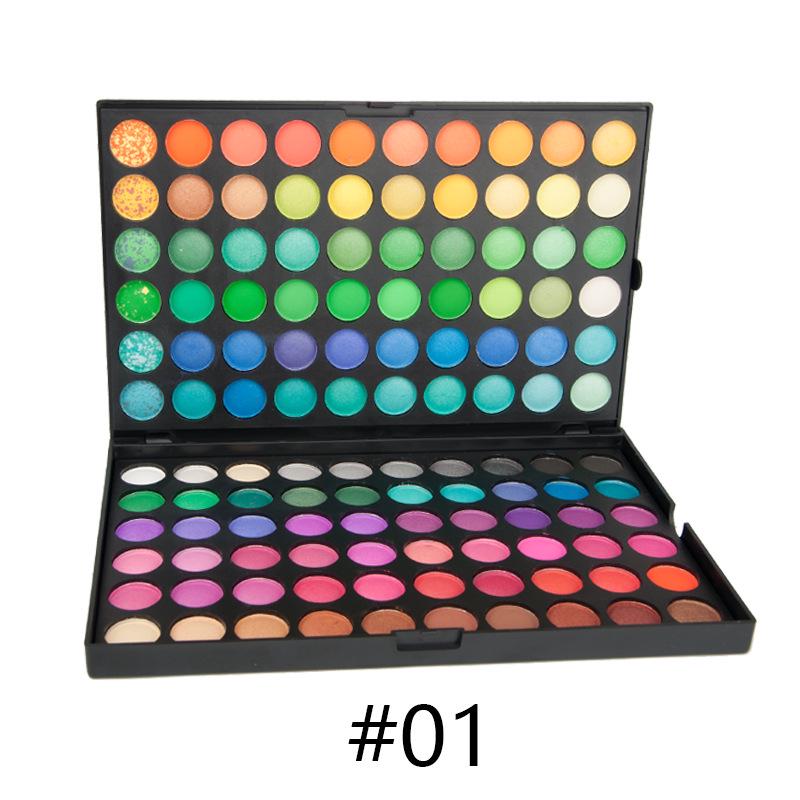 Palette Ombretti 120 Colori Perlescenti & Opachi Tonalità Terra