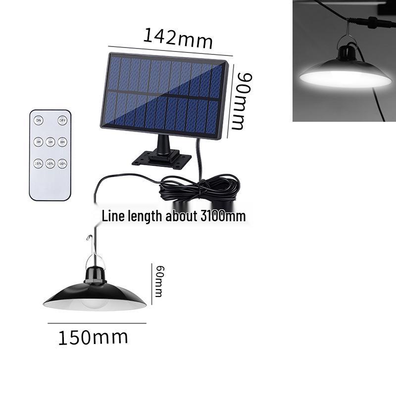 Светодиодная солнечная люстра для дома, дачи или сада - водонепроницаемый светильник
