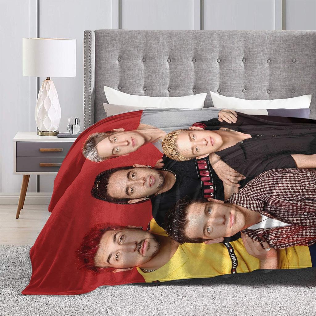 Backstreet Boys Fan Blankets Quality Super Warm Throw Blanket Winter Decorative Living Room Pattern Bedspread
