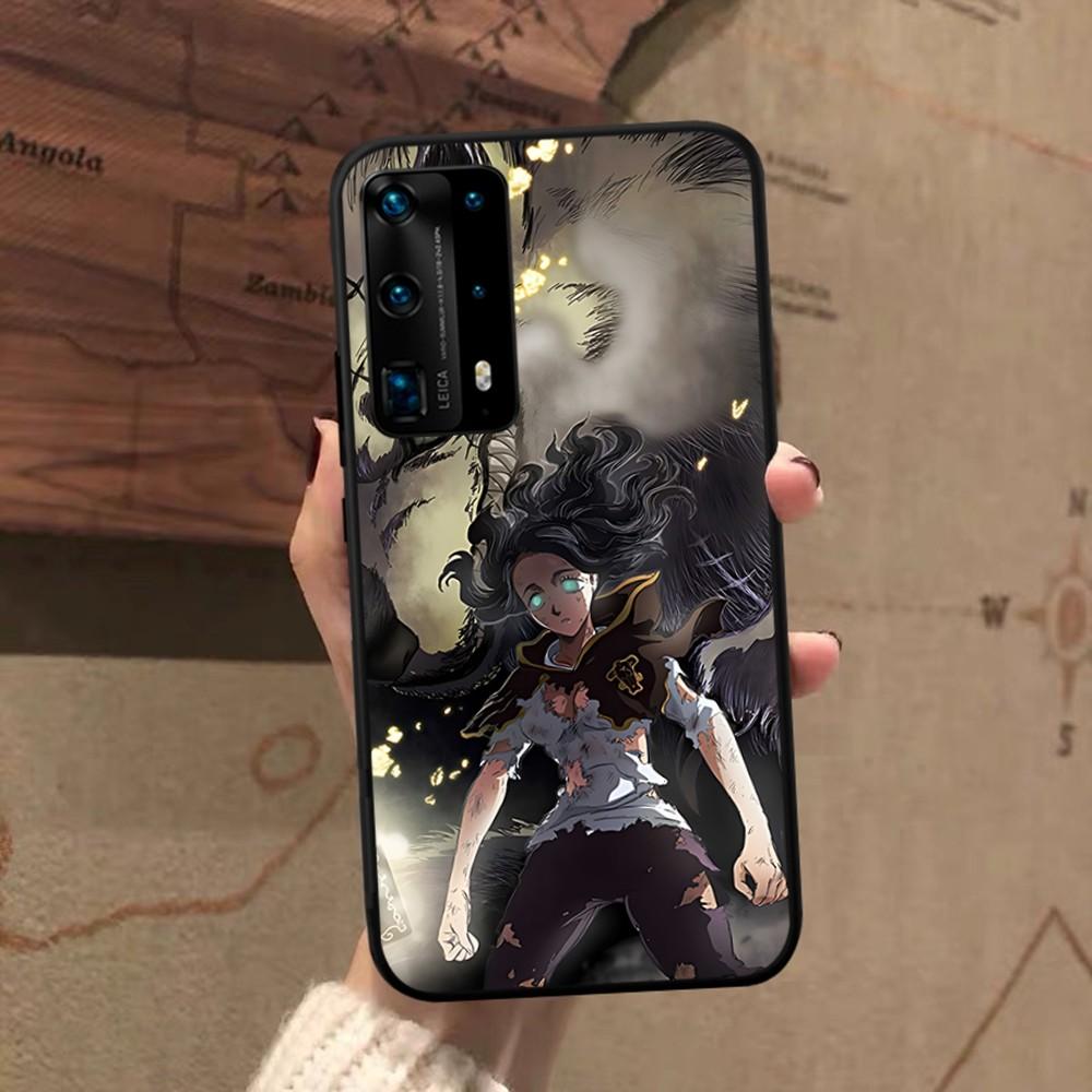 Black Clover Telefoonhoesje Voor Huawei P 8 9 10 20 30 40 50 Pro Lite Psmart Honor 10 Lite 70 Mate 20lite