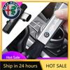 Adesivos de Carro Para Alfa Romeo Escova Retrátil de Limpeza Para Saída de Ar Condicionado de Carro Ajustável Para Alfa Romeo 147 159 156 G