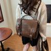 Retro large-capacity backpack bag women's new casual fashion shoulder bag premium travel backpack