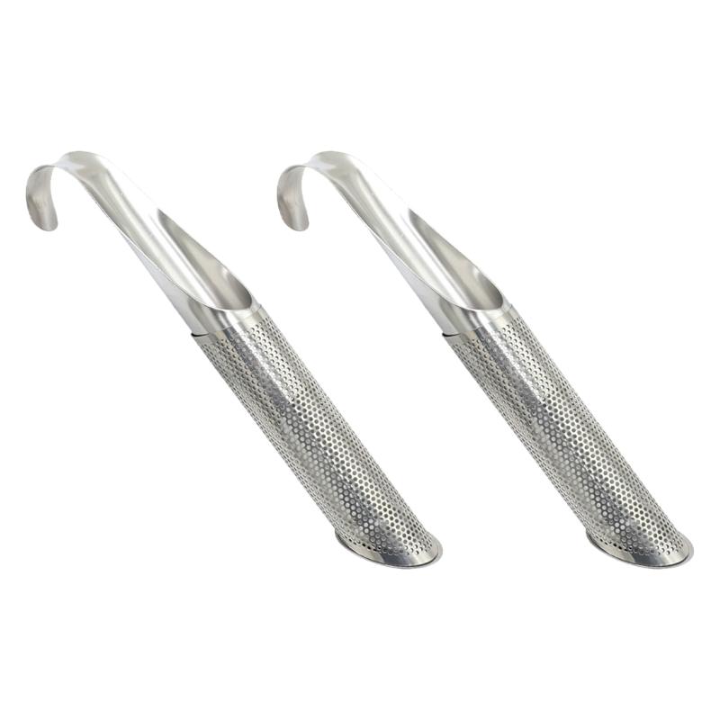 

Pack of 2 Metal Tube Shaped Food Grade Teas Filter 304 Stainless Steels Pipes Teas Diffuser For Spices Hot Beverages 1