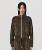 Ames-Worldwide Ames Velour Track Zipup Khaki