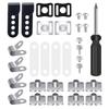 31Pcs Football Helmet Repair Kit Screws Nuts Gaskets Clips Screwdriver Hockey Helmet Replacement Parts Sports Helmet Repair Kit