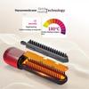 Wireless Mini Straight Hair Comb USB Charging Heated Bangs Brush Anti-Scald Design for Travel Outdoor Hair Touch Up