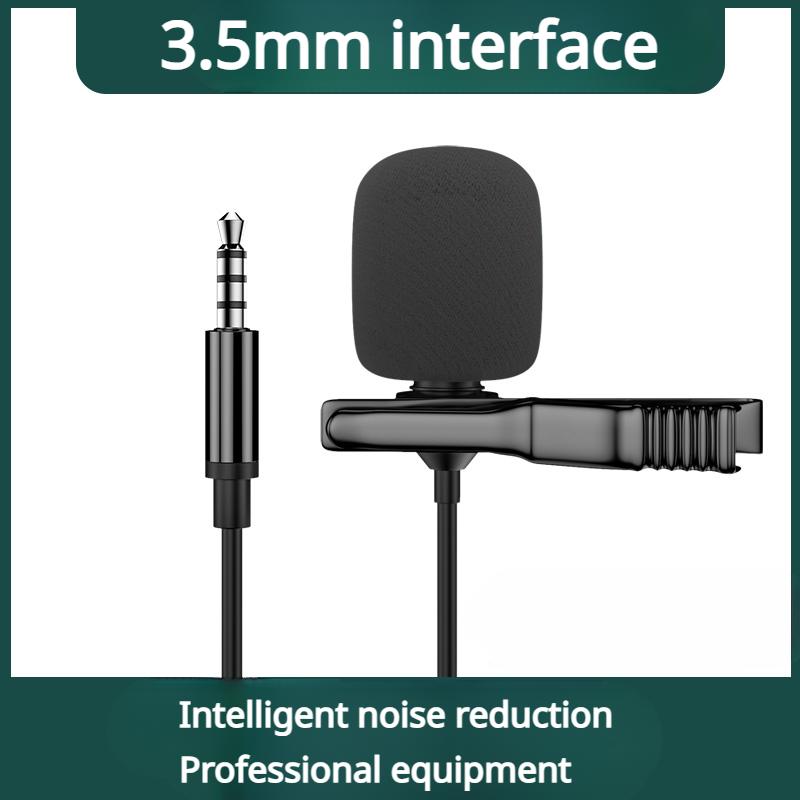 

Прямая трансляция Специальное оборудование для вещания Маленький удобный петличный проводной микрофон Высококачественный микрофон с шумоподавлением без потерь 3.5mm