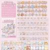 Immersive 3D Scene Stickers 3D DIY Sticker Book Portable Cartoon Stickers  For Students