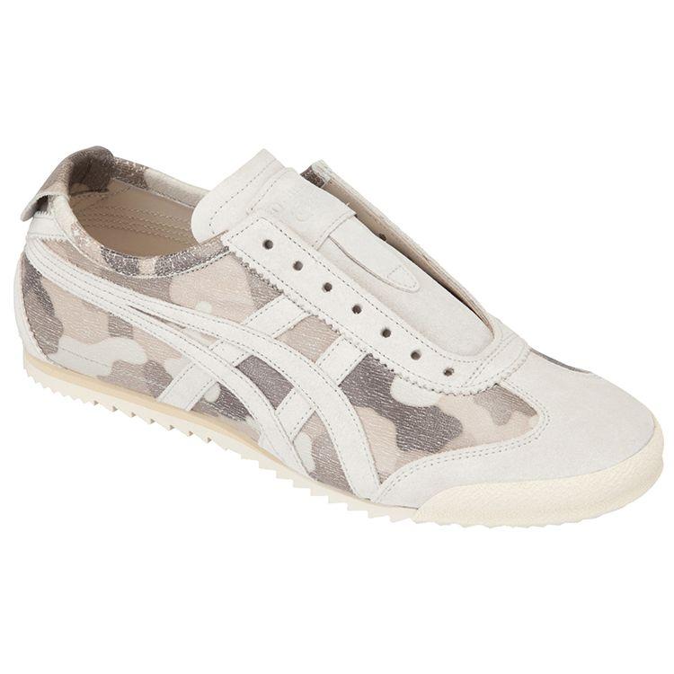 ONITSUKA TIGER Mexico 66 Mexico Slip-On Deluxe Comfortable Versatile Non-Slip Durable Low-Top Casual Running Shoes Women Sneaker 1182A133-100