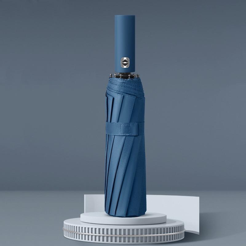 24 Bone Automatic Folding Umbrella Windproof Sunshade Umbrella Men's and Women's Luxury Business Umbrella Sunshade