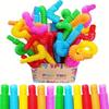 Plastic Sensory Fidget Toys Stretchable Tubes For Adults Stress Relief