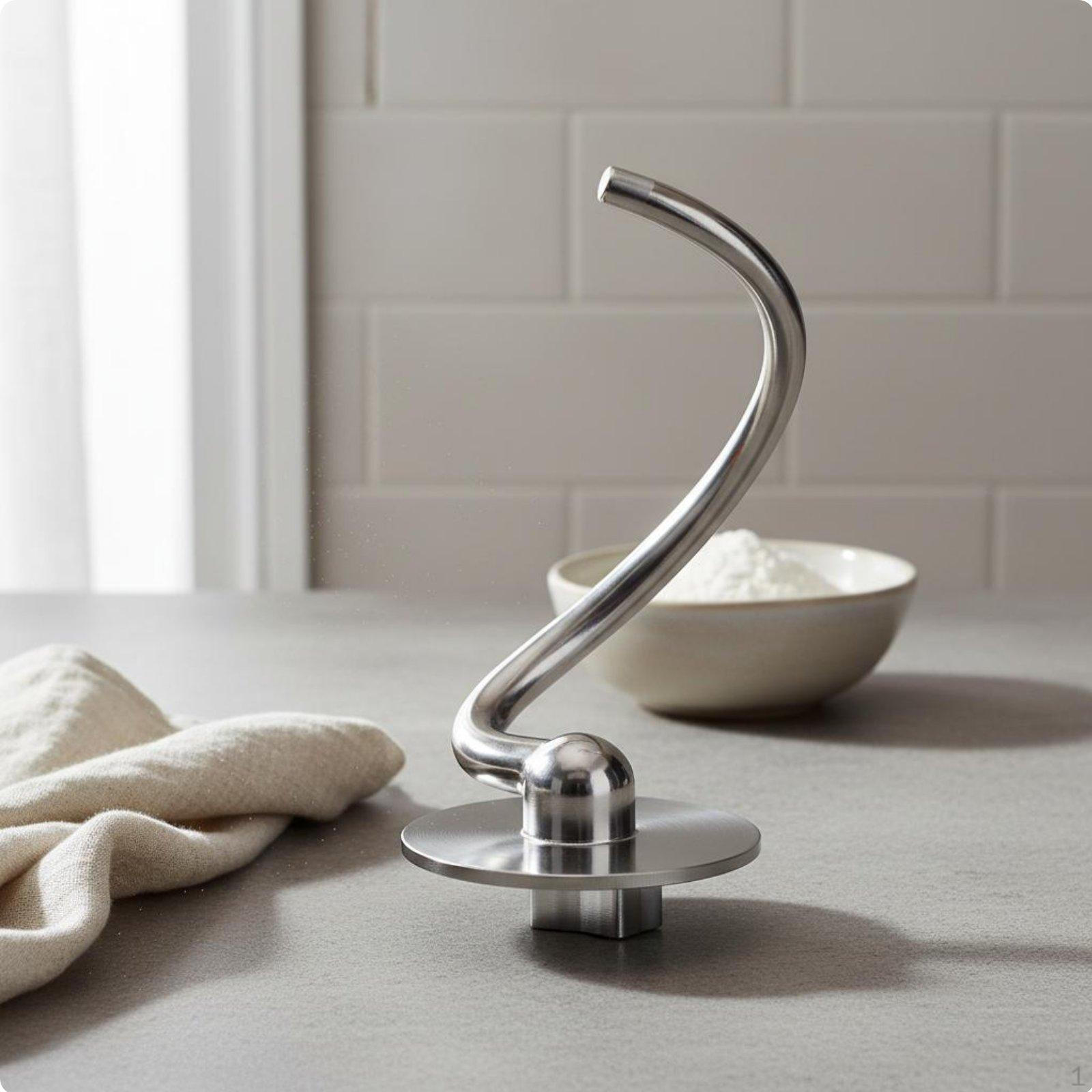 Bread Hook Stainless Steel Mixer Attachment for Desserts Making 5L Dough 5L Dough Hook