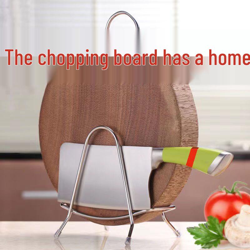 Stainless Steel Cutting Board and Kitchen Storage Rack