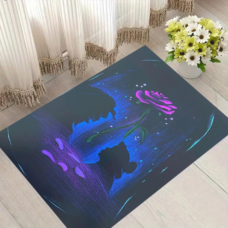 1pc Goofy Carpet Area Rug, Bedroom, and Playroom Durable, Stain-Resistant, and Easy To Clean, Living Room