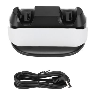 Game Controller Charger Portable Wireless Game Controller Charging Stand for PS5 Dual Charge Type C
