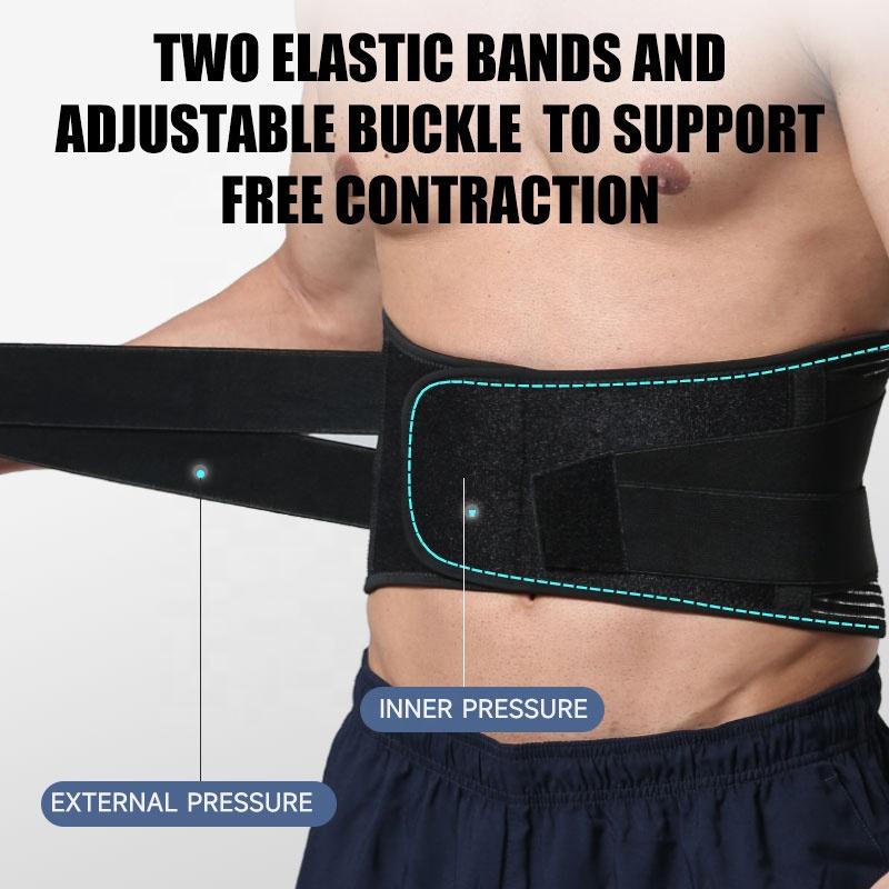 Light Thin Orthopedic Rigid Adjustable Back Brace for Lower Back Pain Relief with Lumbar Pad Support for Men/Women