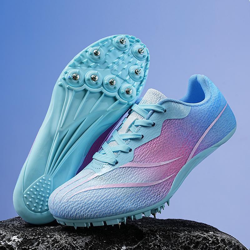 Chaussures d'athlétisme pour hommes et femmes, baskets à pointes pour athlète, course à pied, entraînement, légères, chaussures de sport à pointes, grande taille 35-45