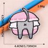 Original Embroidery Sticker Embroidery Label Clothing Accessories Cartoon Cat Animal Badge DIY Patch Cloth Sticker
