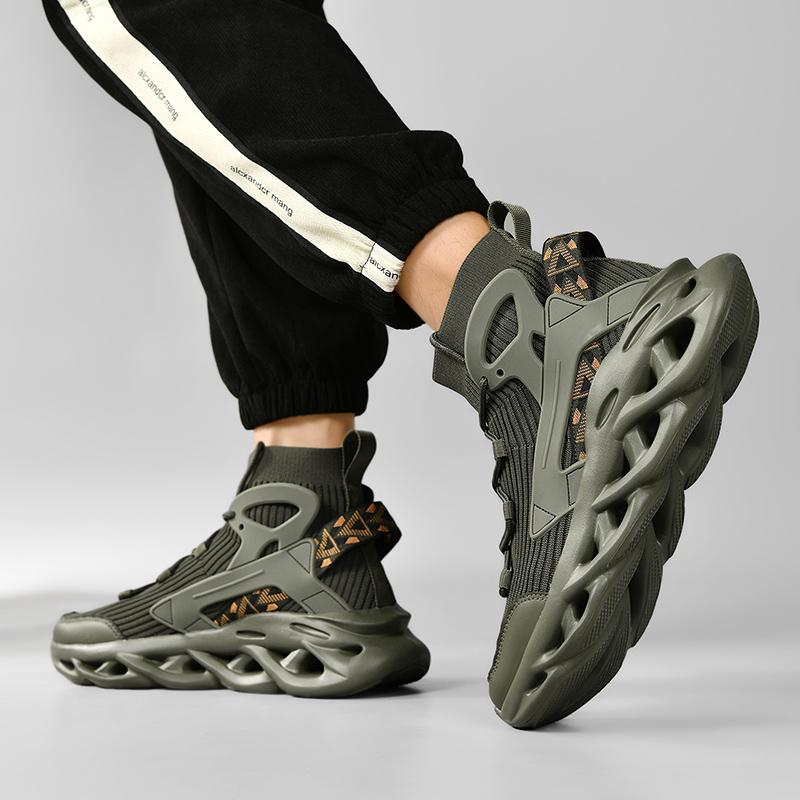 Pánské boty na vysokém podpatku, kotníkové boty, pohodlné a lehké sportovní boty pro muže, tenisové boty, turistické boty, sportovní obuv, velká velikost 46, ležérní boty, pohodlné boty na běhání, tenisky, běžecké boty, sportovní obuv.