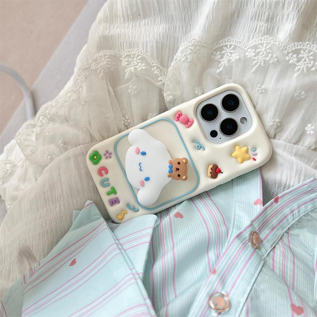 Sanrio Cartoon Rotating Stand Phone Case for iPhone 14/13/12/11 Pro/Pro Max