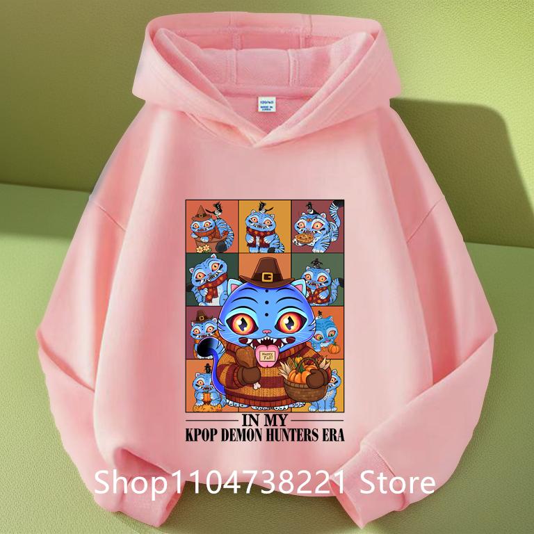 

K-pop Охотники на демонов Saja Boys Толстовка для детей Осенняя модная толстовка Смешной подарок для фанатов Аниме Толстовка с капюшоном Пуловер для девочек и мальчиков 160