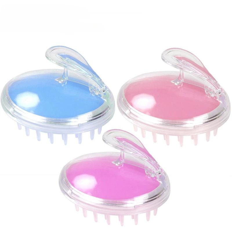 Silicone Shampoo Massage Comb Scalp Massager Shampoo Shower Brush Comfortable Comb Bath Massage Brush Scalp Massage Care Tools