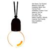 Bulb Car Charm Creative Car Hanging Light with Motion Sensor Rechargeable Retro Rearview Mirror Decoration Warm Glow Ambient Light for Night Driving