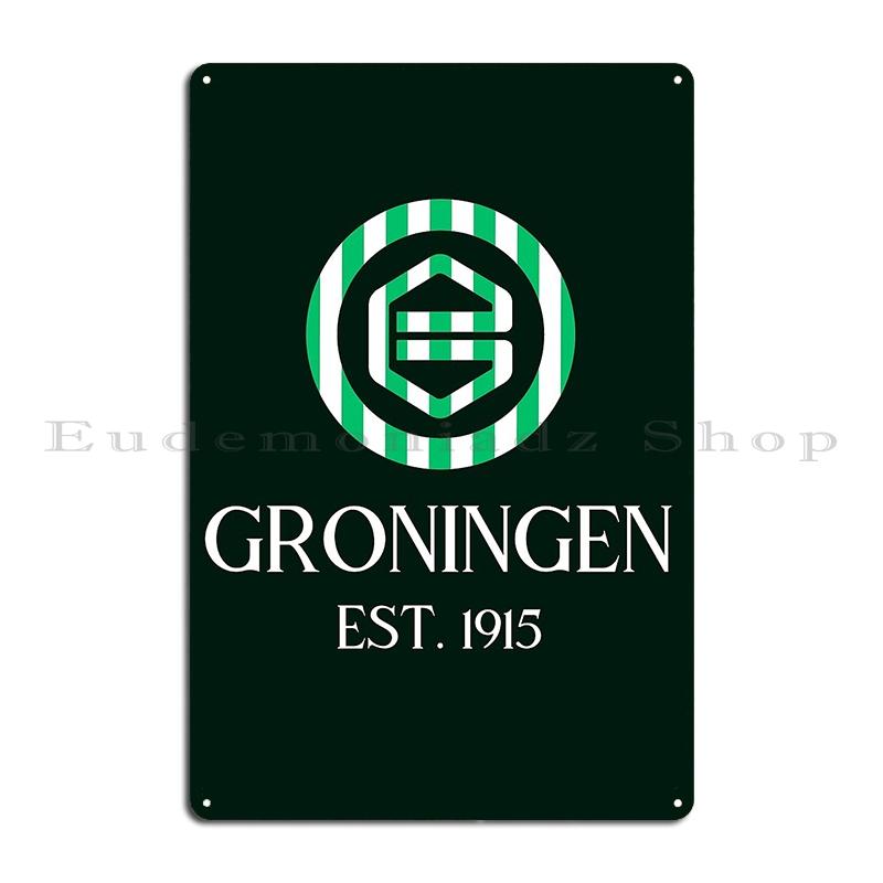 

Металлическая табличка FC Groningen Ржавый Дизайн Классическое Кино Гараж Гронинген Оловянная Табличка Постер 20x30cm（7.8x11.8inch）