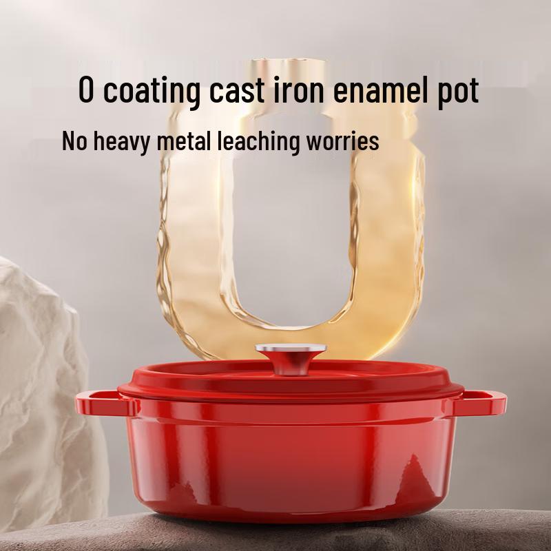 COOKER KING Enamel Cast Iron Stew Pot 22cm