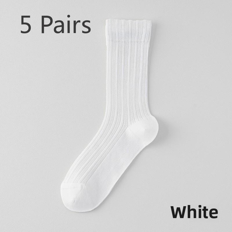 5 Paar Damen Frühling Sommer Dünne Netz Atmungsaktive Nahtlose Kniestrümpfe