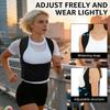 1Pc Back Brace Posture Corrector Adjustable Comfortable Posture Corrector Neck Shoulder Back Straightener for Men and Women Work