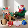 Christmas Yard Decoration | Weather-Resistant Outdoor Design, Inflatable Santa