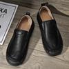 38-46 Retro Buty ze Skóry Bydlęcej Męskie Mokasyny Ręcznie Robione Casualowe Buty Skórzane Mokasyny Męskie Płaskie Buty