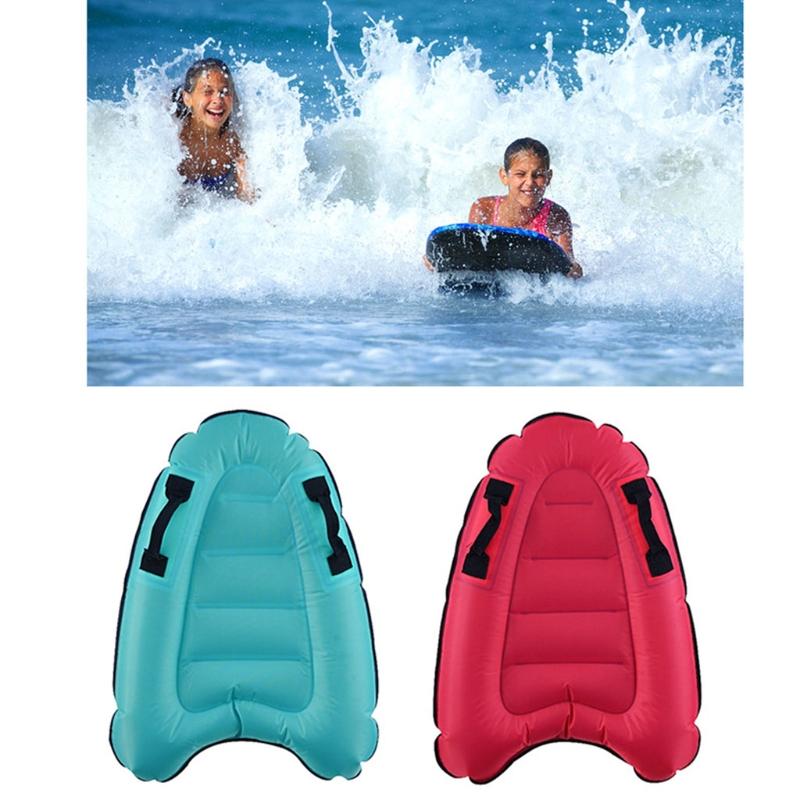 Buy Outdoor Inflatable Surfboard Portable Surfing Water Skiing Bodyboard with Handle at