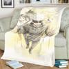 Jujutsu Kaisen Themed Flannel Blanket Warm Comfortable for Bedrooms, Sofas, Beds, Chairs, Picnics, Travel