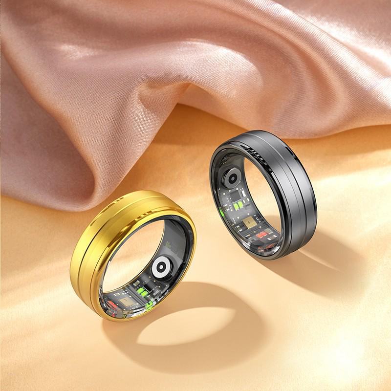 R06 Smartring: Herzfrequenz-, Blutsauerstoff-, Schlaf- und Trainingsmonitor, Wasserdichter Schrittzähler, Bluetooth-Fotografie