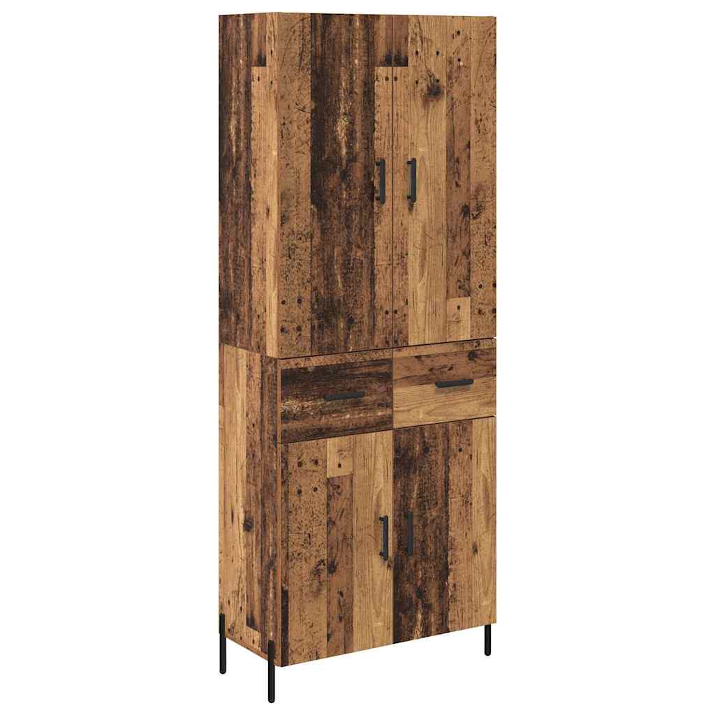 Highboard Reclaimed Wood 69.5 x 34 x 180 cm Particleboard