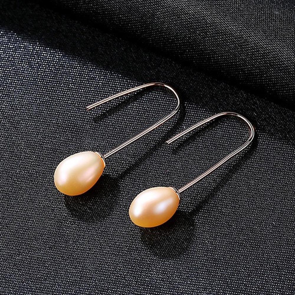 Lindon Damen-Ohrringe aus Kupferlegierung, modisch, Imitationsperlen, Hochzeitsgeschenk