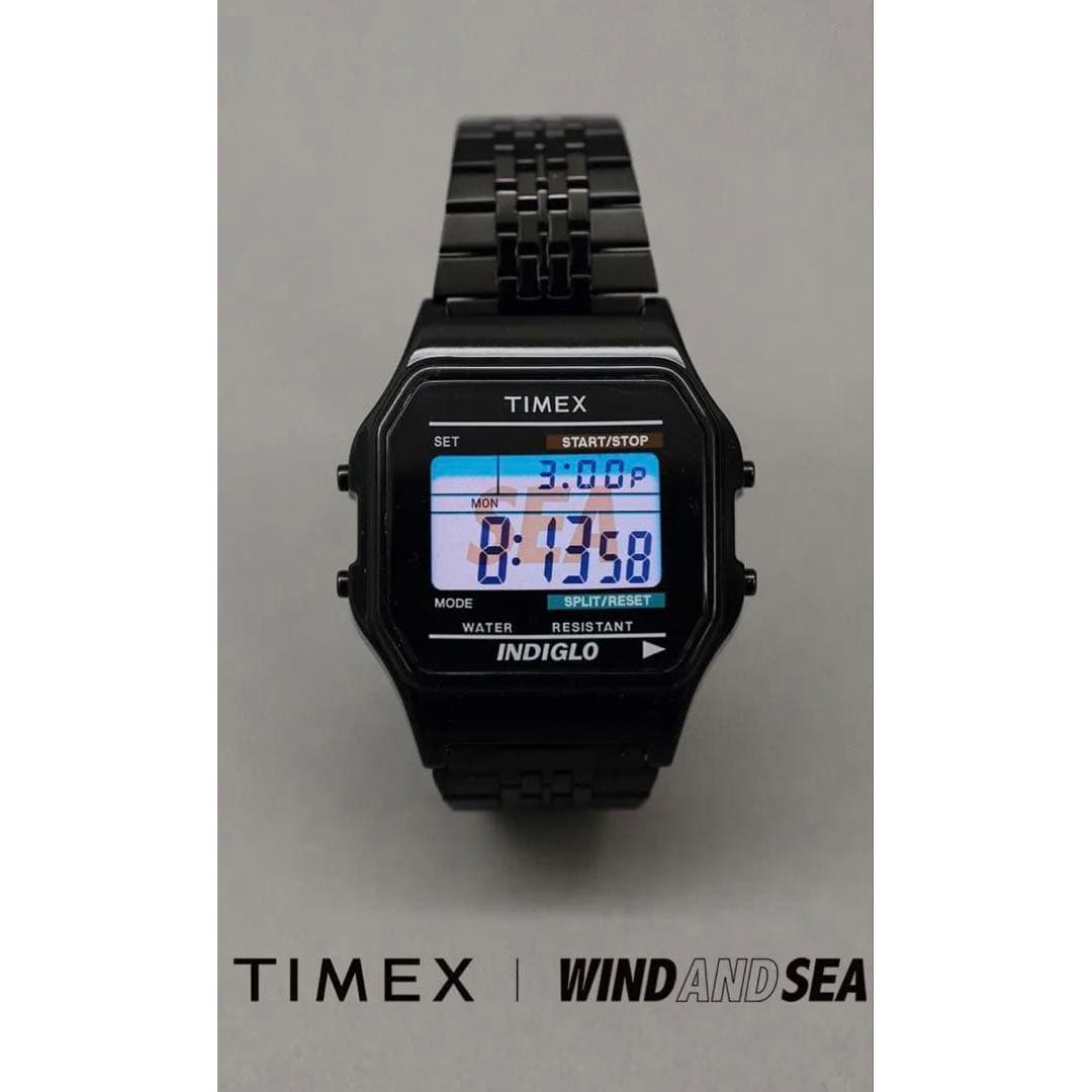 Used Brand new and unused WIND AND SEA TIMEX digital watch
